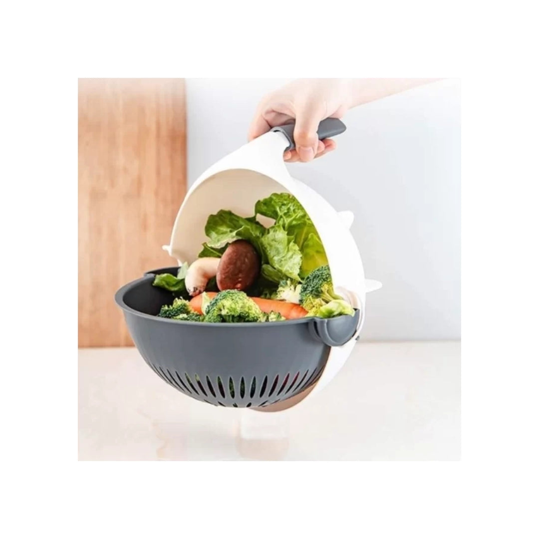 Mandolina Cortador de Verduras Multifunción | Rallador + Colador y Bowl Integrado