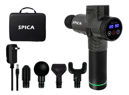 Pistola de Masaje Eléctrica de Percusión | Alivio Muscular Profundo para Espalda, Cuello y Cuerpo
