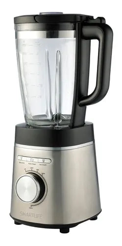Licuadora Smartlife 1000W: Jarra de Vidrio y Pica Hielo