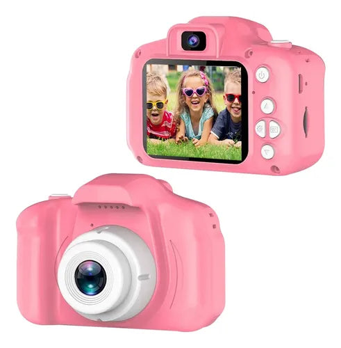 Cámara de Fotos Digital Compacta Gadnic CK32 Rosa para Niños con Juegos