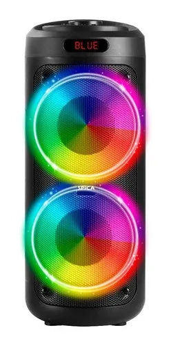 Parlante Bluetooth Portátil con Luz LED RGB - Inalámbrico y Versátil