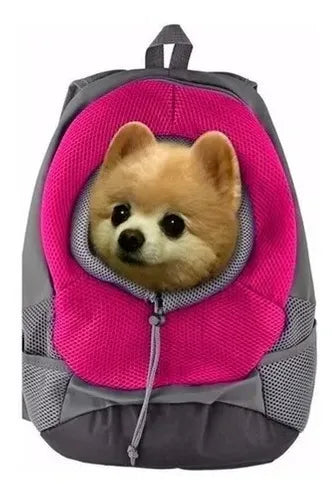 Mochila Bolso Transportadora para Perros y Gatos | Ideal para Paseos, Viajes y Transporte Seguro (Color según stock)