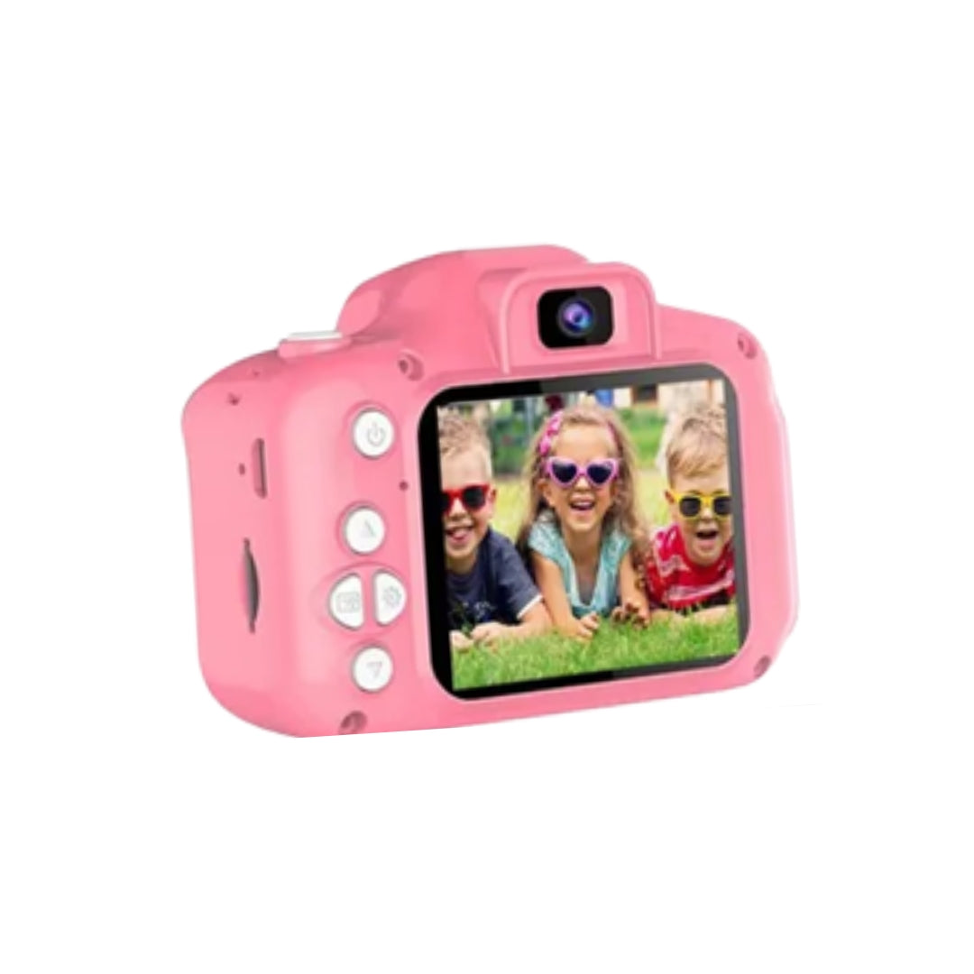Cámara de Fotos Digital Compacta Gadnic CK32 Rosa para Niños con Juegos