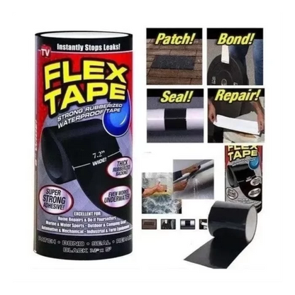 Flex Tape Cinta Adhesiva Impermeable Ultra Fuerte | Pega Todo