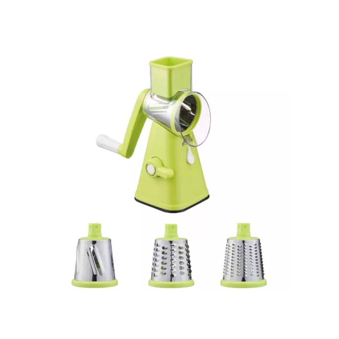 Rallador Manual Cortador Verduras Con 3 Cuchillas Mandolina