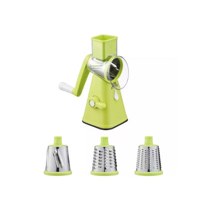 Rallador Manual Cortador Verduras Con 3 Cuchillas Mandolina