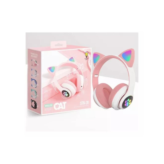 Auriculares Inalámbricos CAT STN-28 Rosa | Bluetooth y Plegables
