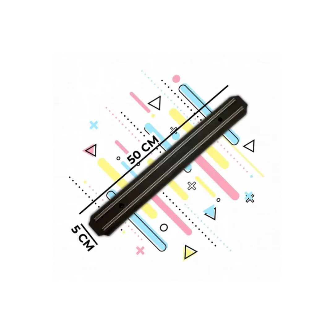 Barra Magnética para Cuchillos 50cm | Imán Organizador de Cocina (Colgar)