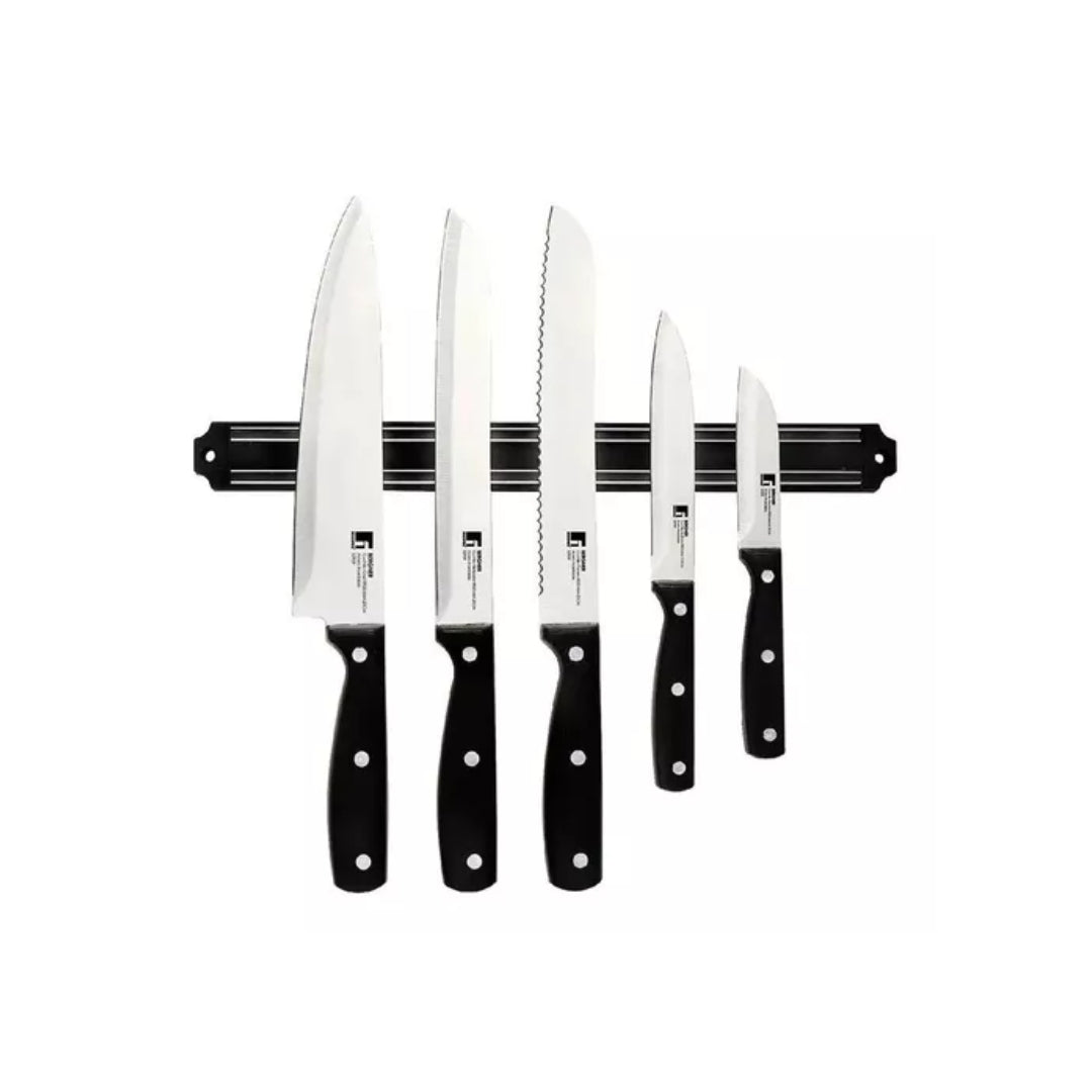 Barra Magnética para Cuchillos 50cm | Imán Organizador de Cocina (Colgar)
