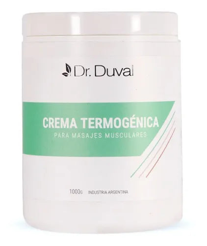 Crema Termogénica Dr. Duval | Efecto Calor para Masajes Musculares 1kg