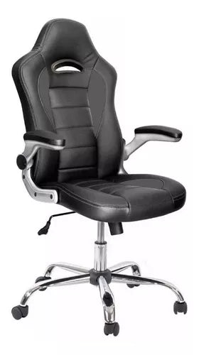 Silla Gamer Baires4 PS4 Negra - Ergonómica, 150kg, Altura y Brazos Ajustables