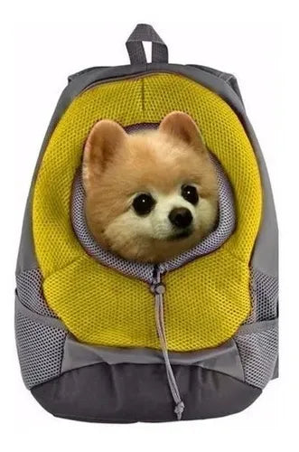 Mochila Bolso Transportadora para Perros y Gatos | Ideal para Paseos, Viajes y Transporte Seguro (Color según stock)