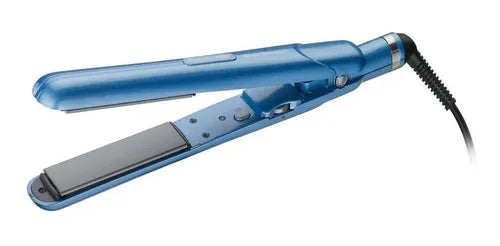 Planchita de Pelo BaBylissPRO Nano Titanium 9555 Azul 240V | Alisado Profesional y Brillo Extremo