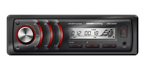 Estéreo para Auto Crown Mustang: USB, Bluetooth y SD