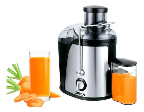 Juguera Eléctrica Extractor de Jugo - Accesorios Incluidos y Color Negro