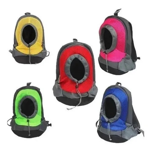 Mochila Bolso Transportadora para Perros y Gatos | Ideal para Paseos, Viajes y Transporte Seguro (Color según stock)