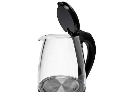 Jarra Eléctrica de Vidrio con Luz LED y Corte Automático para Mate/Té
