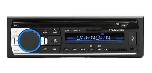 Estéreo para Auto Smart Tech JSD-520: USB, Bluetooth y SD