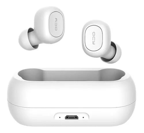 Auriculares Inalámbricos Bluetooth QCY T1C TWS (Blanco) con Micrófono