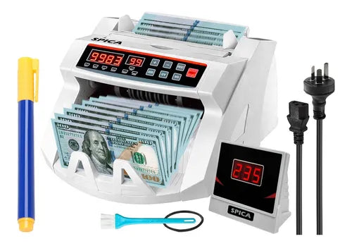 Contadora de Billetes Profesional con Detector de Dinero Falso | Eficiencia y Seguridad para tu Negocio