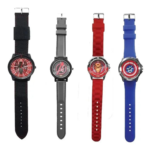 Set de 4 Relojes Originales Marvel Colección | Exclusivo de EE. UU.