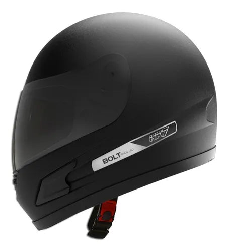 Casco de Moto Integral Vertigo HK7 Solid Bolt | con Visor Oscuro