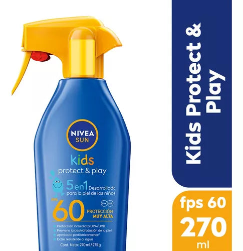 Protector Solar Nivea Sun Kids Swim & Play | FPS 60 Resistente al Agua 150ml