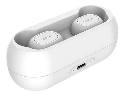 Auriculares Inalámbricos Bluetooth QCY T1C TWS (Blanco) con Micrófono