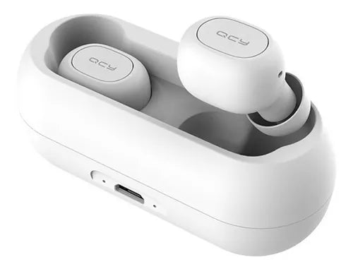 Auriculares Inalámbricos Bluetooth QCY T1C TWS (Blanco) con Micrófono