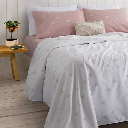 Sábanas Queen Size Percal 180 Hilos - Jean Cartier Dover