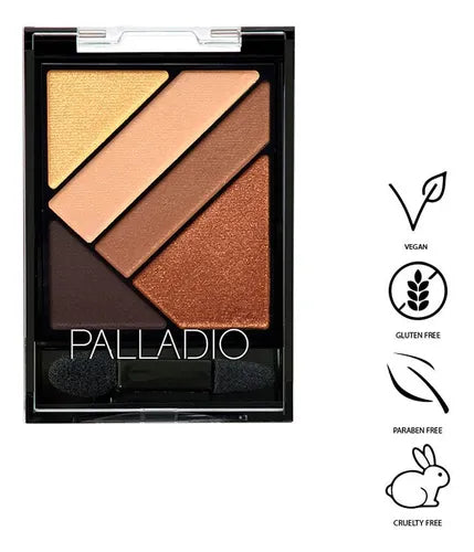 Paleta de Sombras Palladio Silk Fx x2.6g | Textura Sedosa para Miradas Suaves y Vibrantes