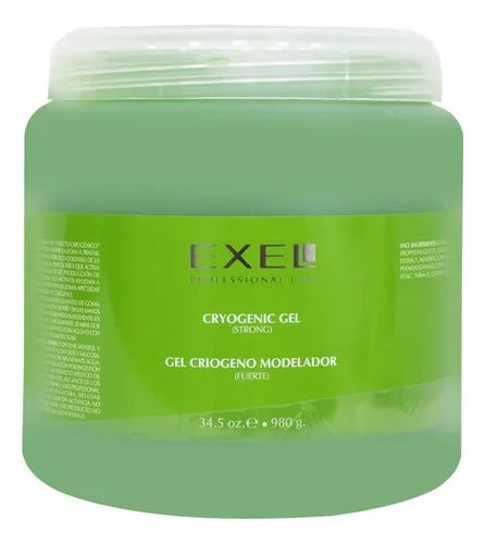 Gel Criogénico Reductor Exel | Efecto Frío Modelador Fuerte 980gr