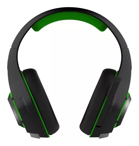 Auriculares Gamer Nisuta NSAUG300 con Micrófono, LED y Sonido HD (Negro y Verde)