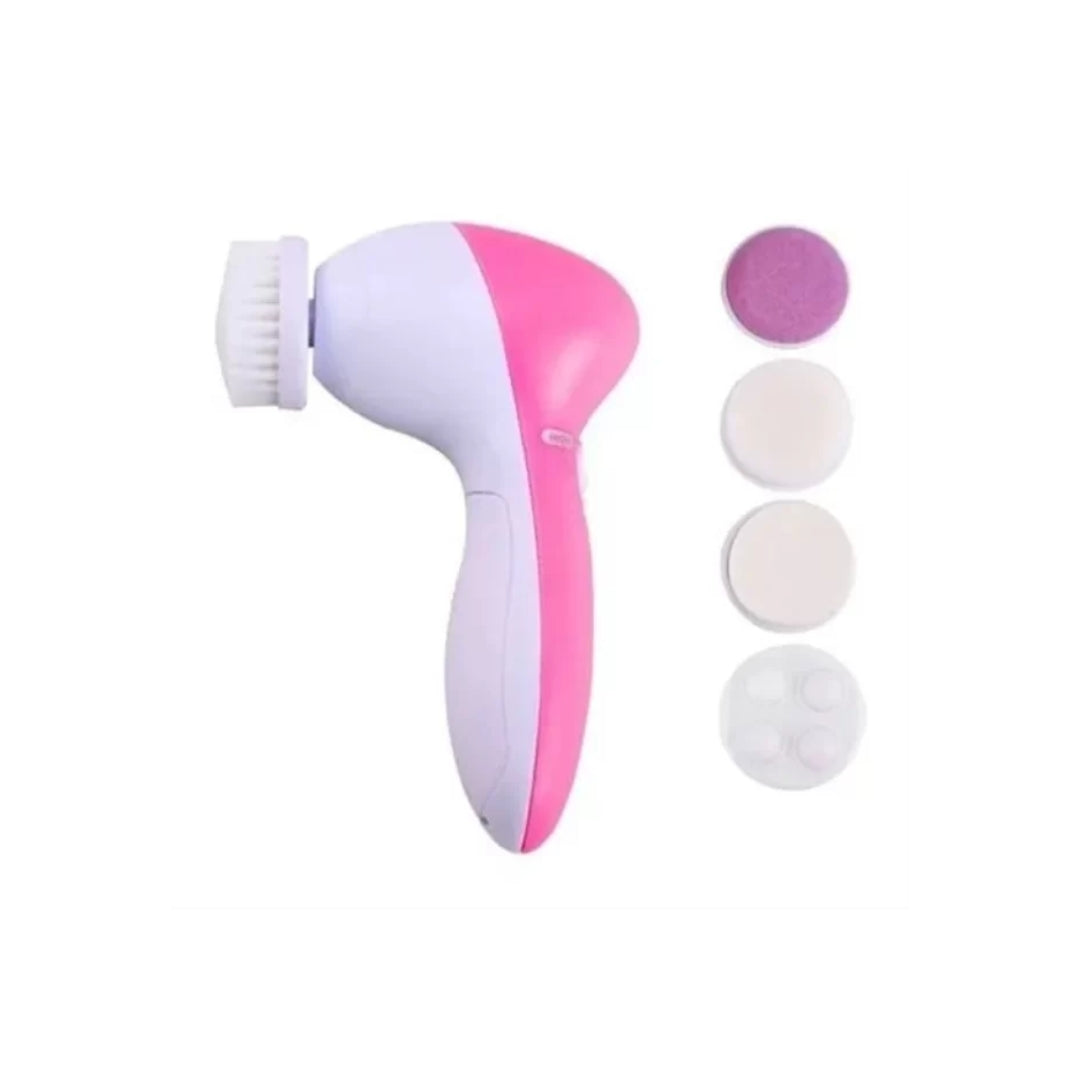 Kit de Cuidado Facial 5 en 1 Cutis | Cepillo Eléctrico Limpiador, Exfoliante y Masajeador para Rostro