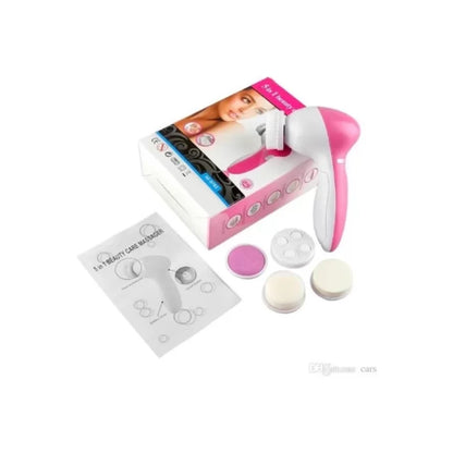 Kit de Cuidado Facial 5 en 1 Cutis | Cepillo Eléctrico Limpiador, Exfoliante y Masajeador para Rostro