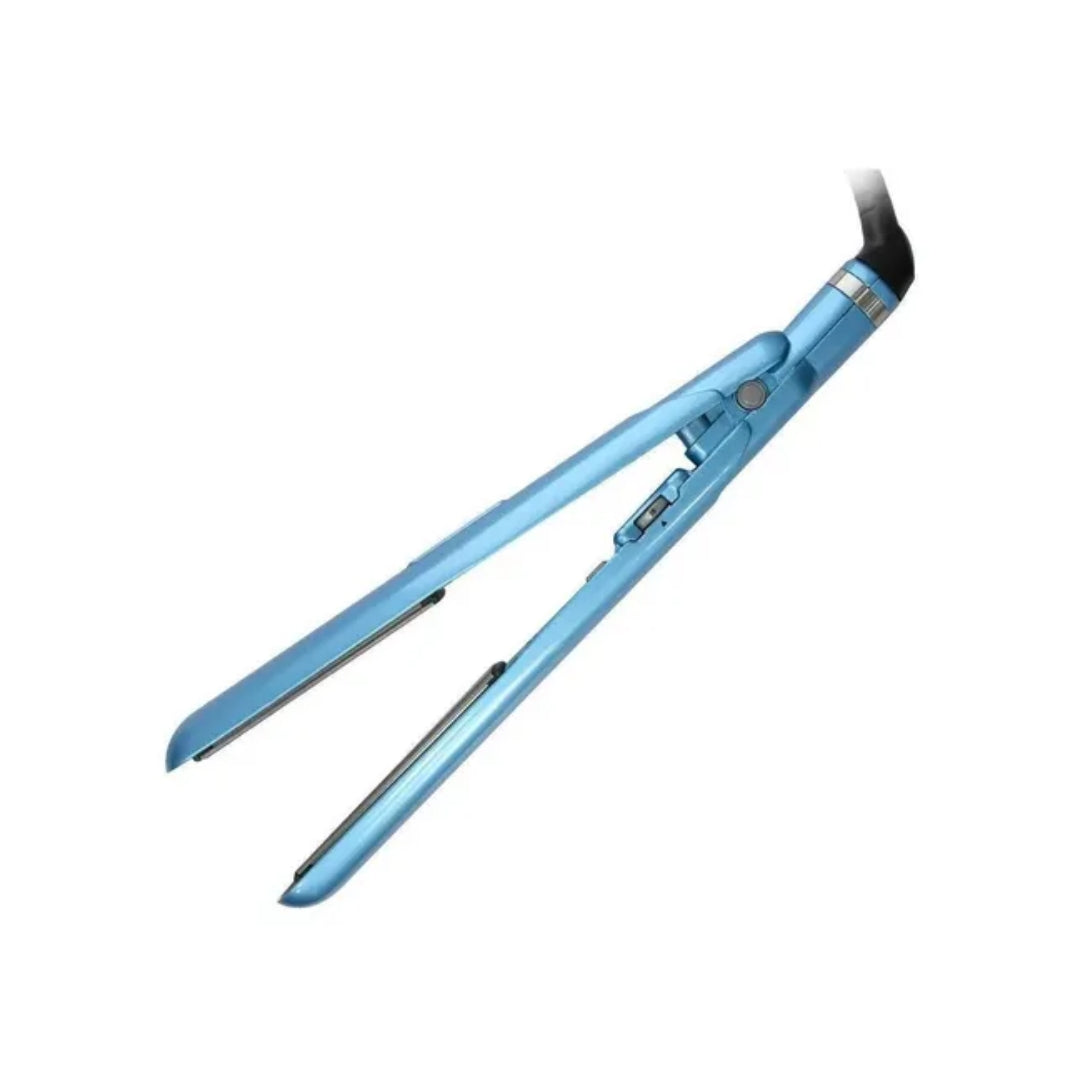 Planchita de Pelo BaBylissPRO Nano Titanium 9555 Azul 240V | Alisado Profesional y Brillo Extremo