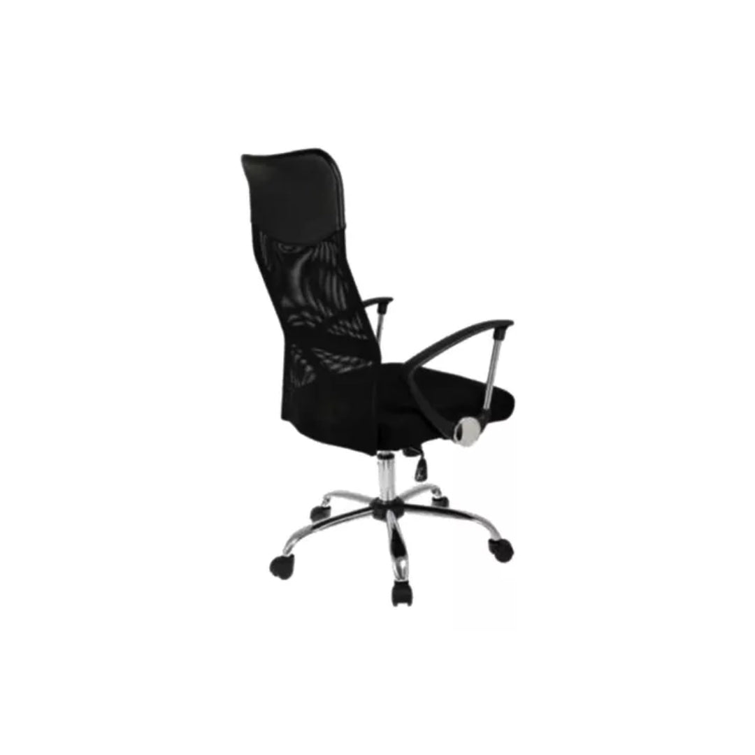 Silla de Escritorio Ejecutiva Baires4 Mesh Negra - Giratoria y Ajustable