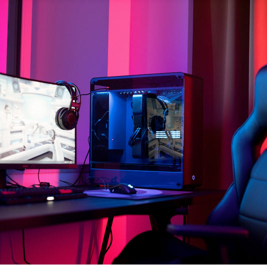 Silla Gamer DeSillas Pro Momentum Negra - Ergonómica, Giratoria y Soporte Lumbar