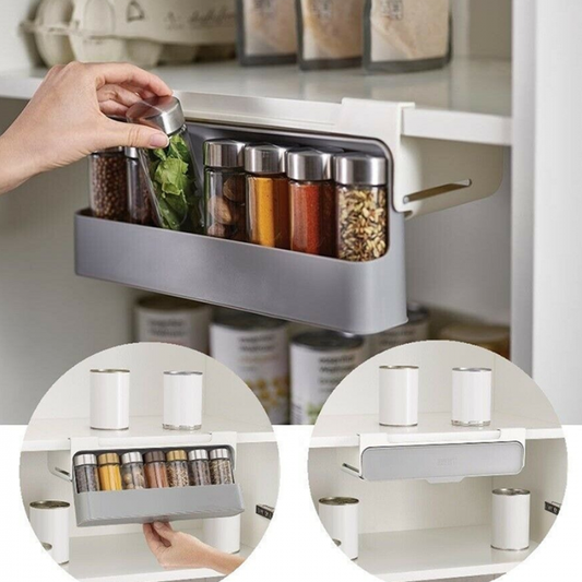 Especiero Colgante Organizador Giratorio | Frascos para Condimentos y Especias