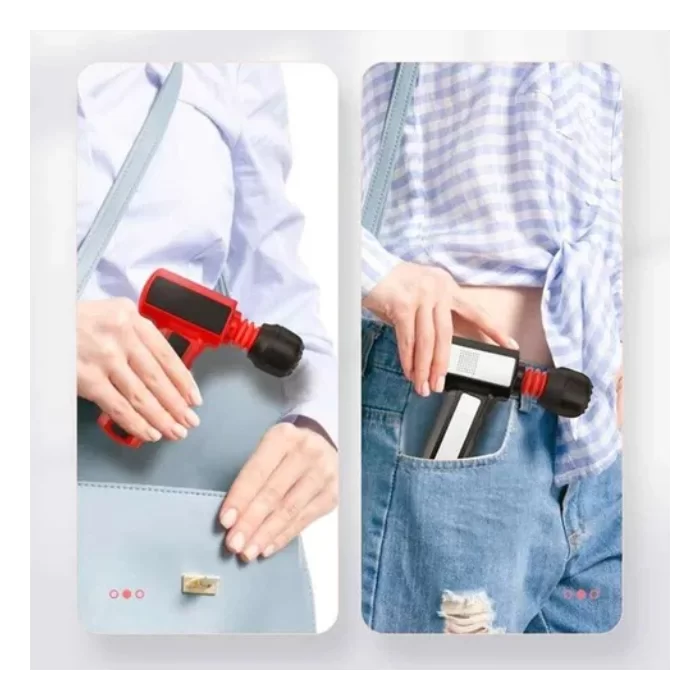 Pistola Masajeadora Muscular Profesional | Rehabilitación, Recuperación y Alivio del Dolor (2 Velocidades)