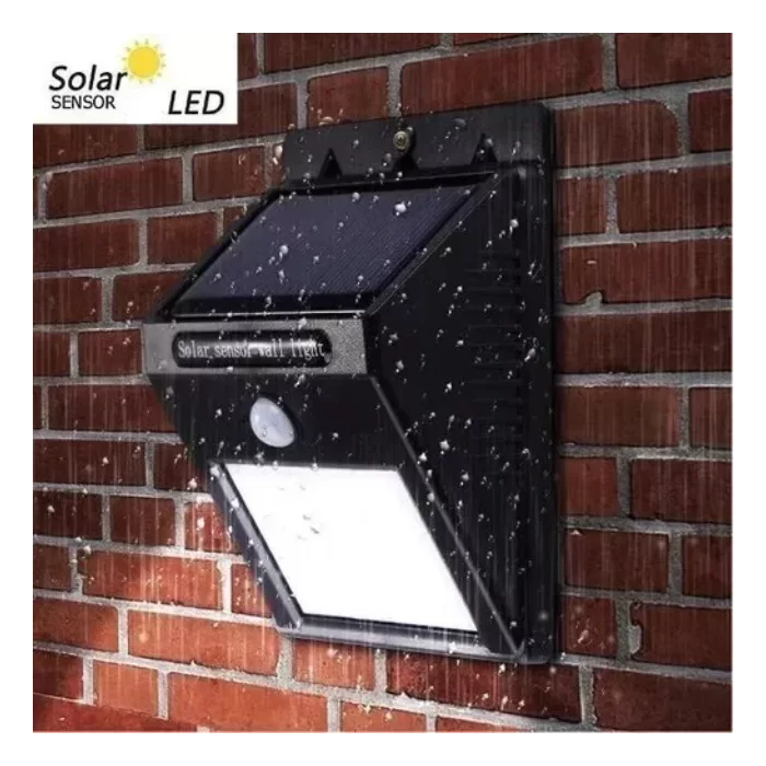 Reflector LED Solar con Sensor de Movimiento | Iluminación de Seguridad para Exterior