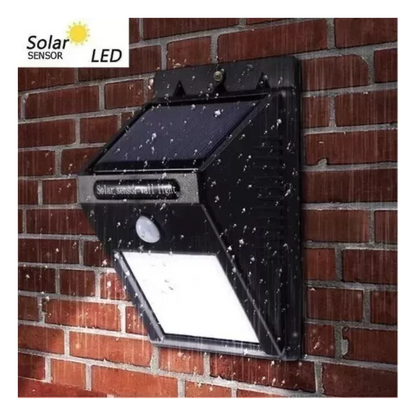 Reflector LED Solar con Sensor de Movimiento | Iluminación de Seguridad para Exterior