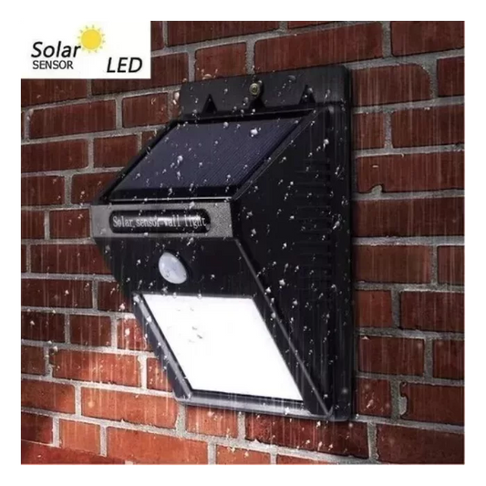 Reflector LED Solar con Sensor de Movimiento | Iluminación de Seguridad para Exterior